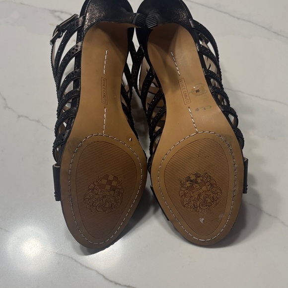 Vince Camuto Black Caged Heels - Picture 15 of 16